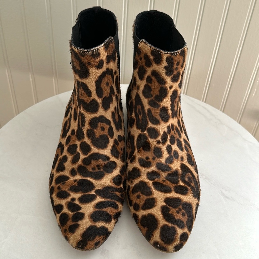 J. Crew Chelsea Collection Calf Hair Boots